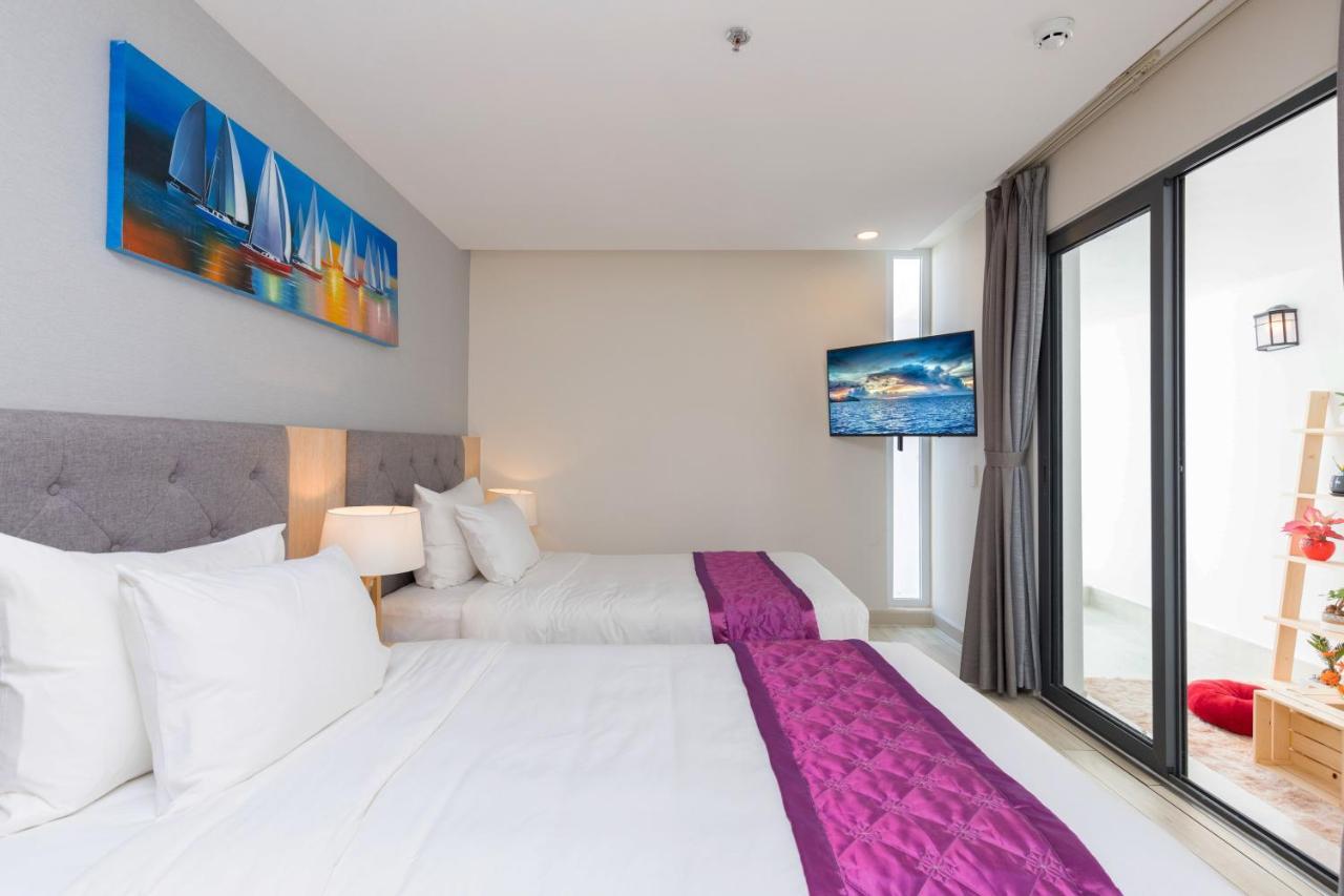 Okinawa Villas And Beach Club - Oceanami Resort Long Hai Exteriör bild